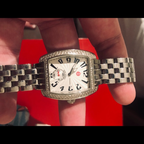 Michele Silver Urban Mini Diamond Watch main image 3